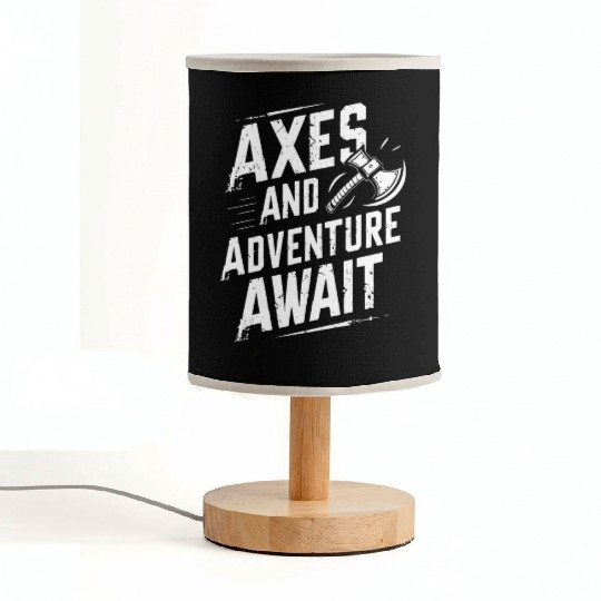Axe Throwing Enthusiasts Championship Precision Fabric Lamps