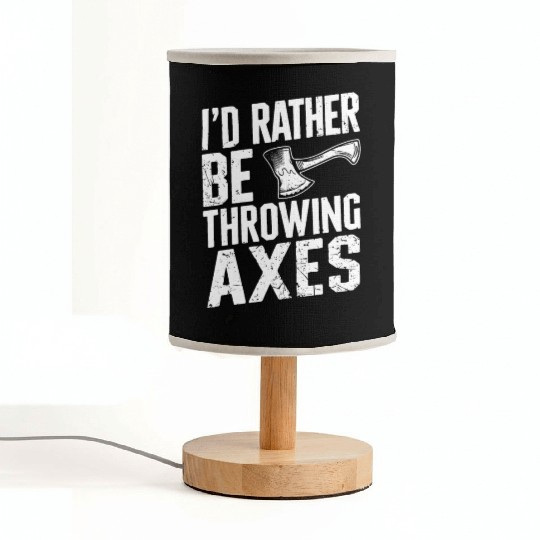 Axe Throwing Enthusiasts Championship Precision Fabric Lamps