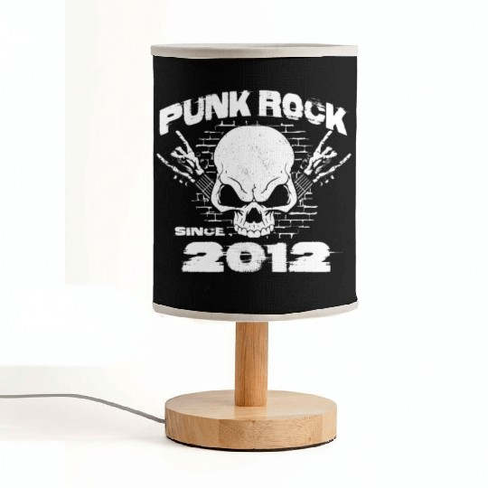 Punk Rock Since 2012 - Skull Rock Hands 12th Fabric Lamps