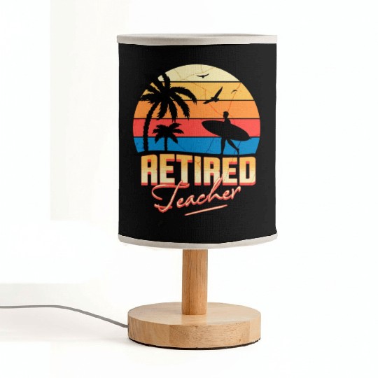 Retired Teacher Fabric Lamps