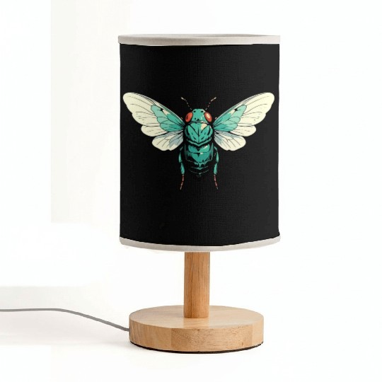 Cicada Insect Animal Lover Funny Design Fabric Lamps