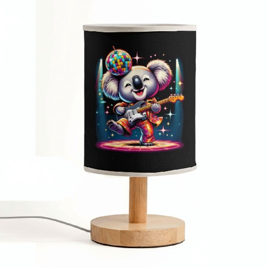 Disco Ball Guitar Koala Fabric Lamps
