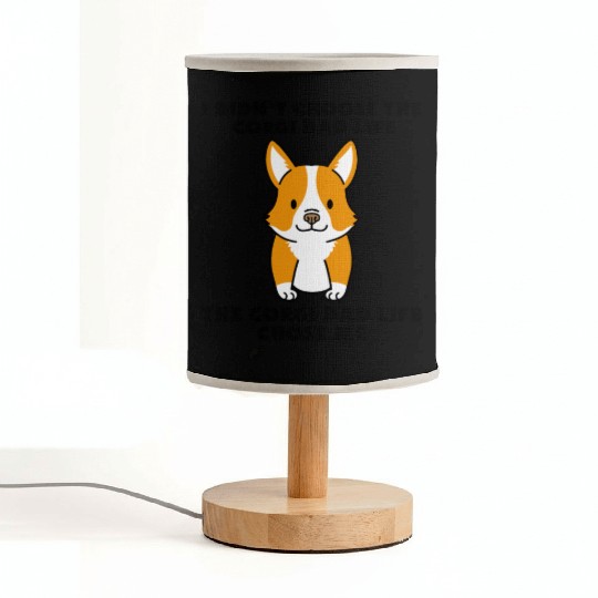 I Didn't Choose The Corgi Dad Life Fabric Lamps