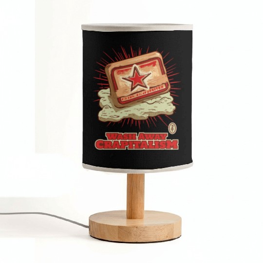 Wash Away Crapitalism with Communist Soap Fabric Lamps