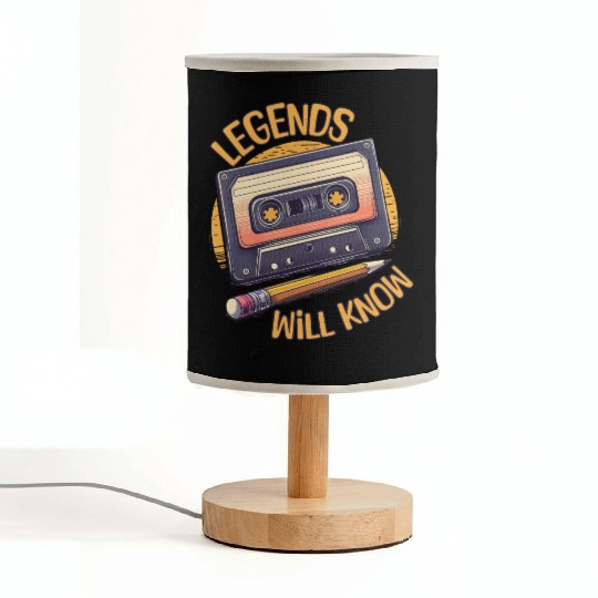 Legends Will Know: The Cassette Tape and Pencil Fabric Lamps