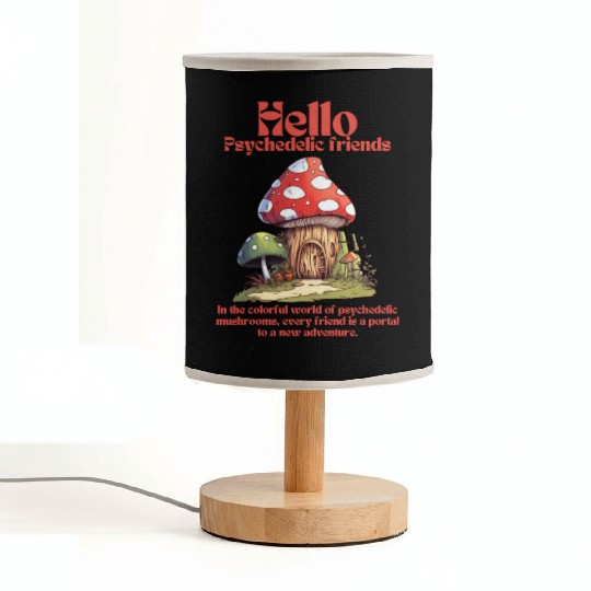 Fantasy Fungi Fabric Lamps