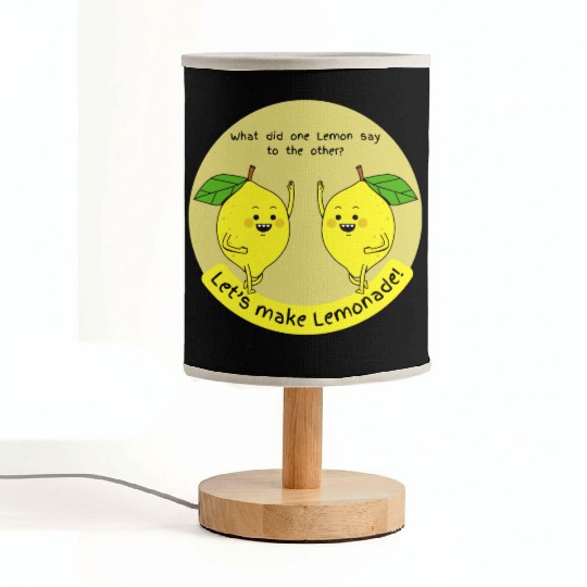 let us make lemonade Fabric Lamps