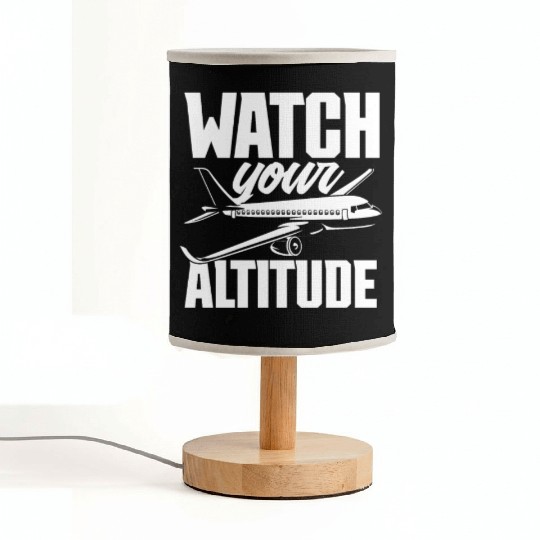 Pilot Pilots Gift Saying Fabric Lamps