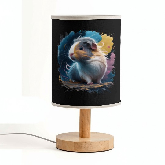 Mystical Guinea Pig Fabric Lamps