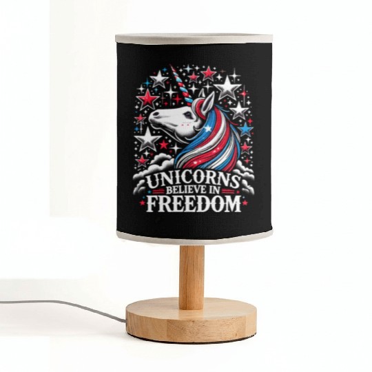Star-Spangled Unicorn with American Pride and Fabric Lamps
