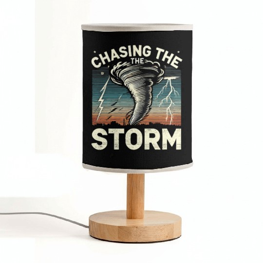 Tornado Chasing Adventures: Embrace Nature's Fury Fabric Lamps