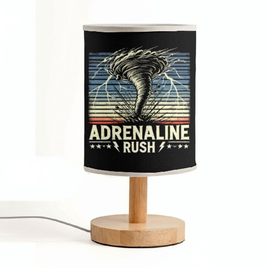Tornado Chasing Adventures: Embrace Nature's Fury Fabric Lamps