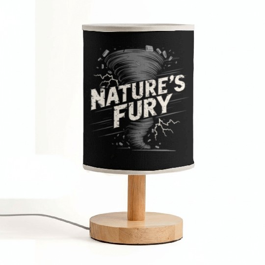 Tornado Chasing Adventures: Embrace Nature's Fury Fabric Lamps