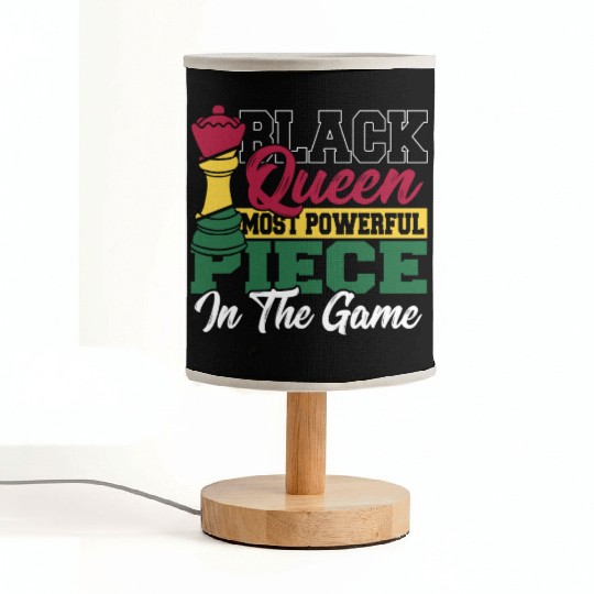 Black Queen Most Powerful Piece African American Fabric Lamps
