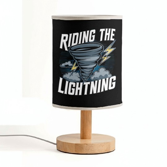 Tornado Chasing Adventures: Embrace Nature's Fury Fabric Lamps