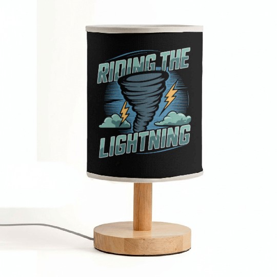 Tornado Chasing Adventures: Embrace Nature's Fury Fabric Lamps