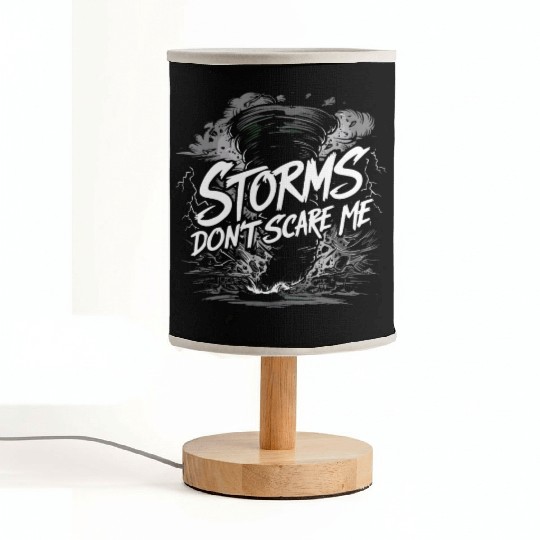 Tornado Chasing Adventures: Embrace Nature's Fury Fabric Lamps