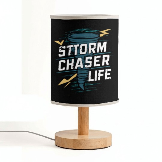 Tornado Chasing Adventures: Embrace Nature's Fury Fabric Lamps