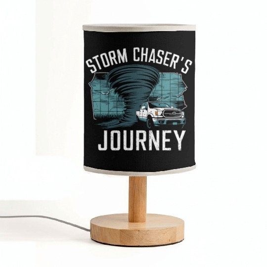 Tornado Chasing Adventures: Embrace Nature's Fury Fabric Lamps
