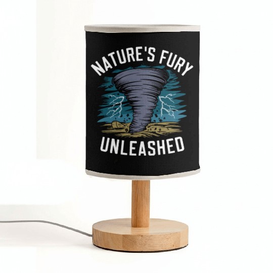 Tornado Chasing Adventures: Embrace Nature's Fury Fabric Lamps
