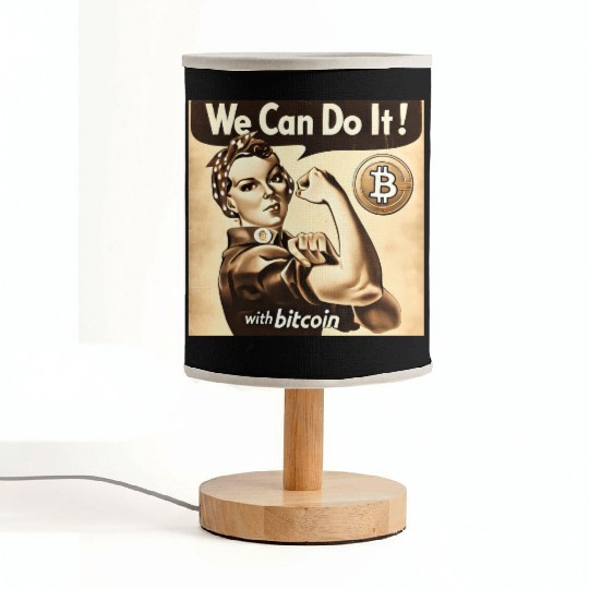 We can do it with Bitcoin Crypto Propaganda Fabric Lamps