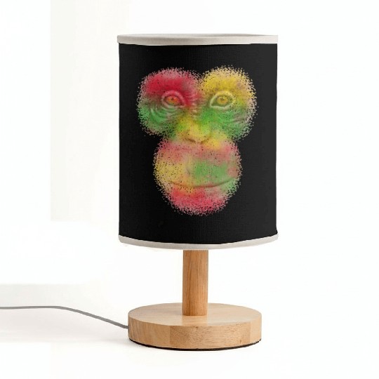 Colorful Retro Monkey Face Fabric Lamps - Funny Monkey