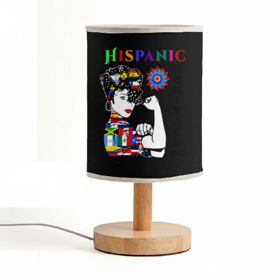 Hispanic Heritage Month Latino Countries Flag Fabric Lamps