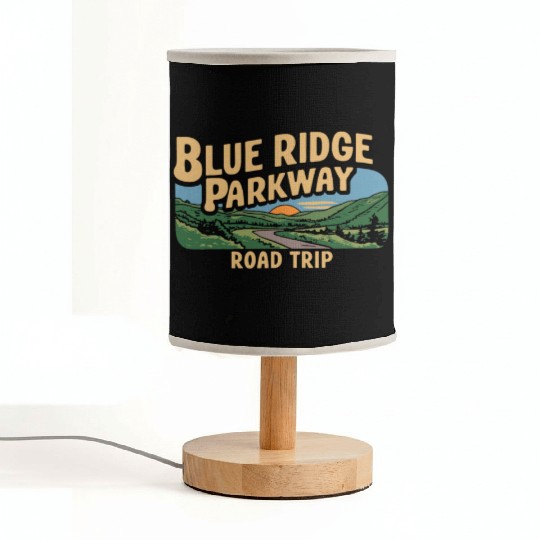 Blue Ridge Parkway Road Trip Adventure Fabric Lamps