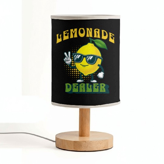 Lemonade Dealer Lemon Juice Stand Store Staff Fabric Lamps