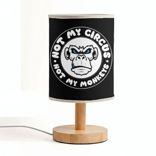 Not my Circus, not my Monkeys! Funny Animal Monkey Fabric Lamps