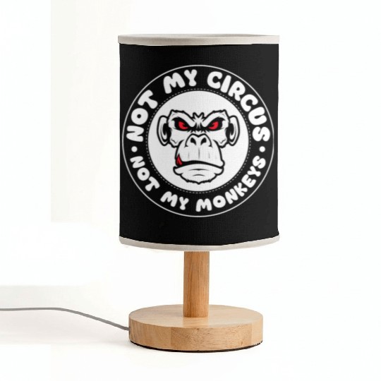 Not my Circus, not my Monkeys! Funny Animal Monkey Fabric Lamps