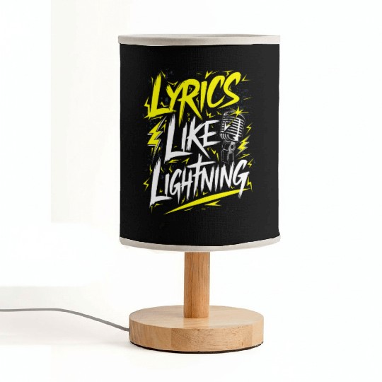 Epic Lyrical Battle of the Titans: Hip Hop Rap Fabric Lamps