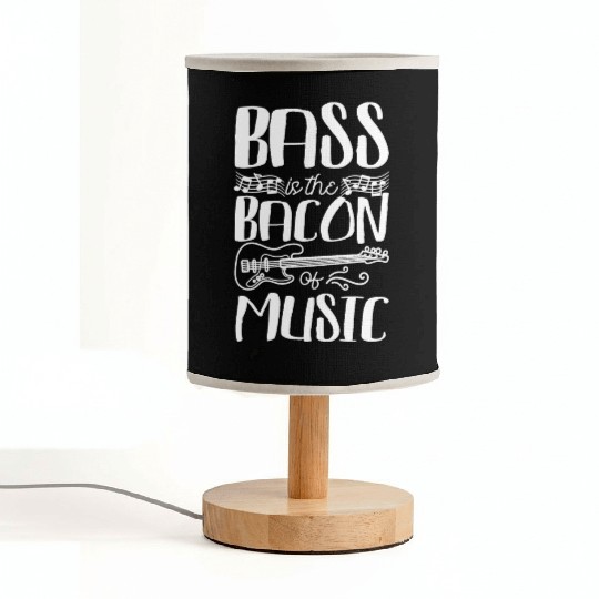 Bass is the bacon of music Fabric Lamps