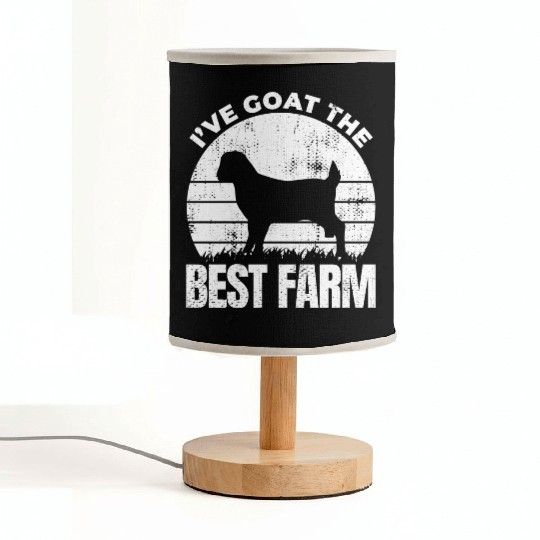 I've Goat the Best Farm Fabric Lamps