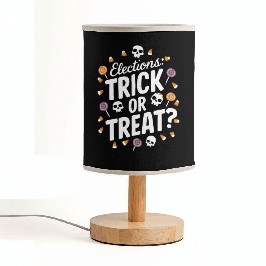 Spooky Political Satire for Halloween: Trick or Fabric Lamps