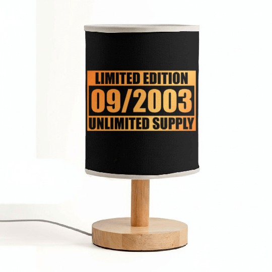 21st birthday Limited Edition - ꝏ Supply 09/2003 Fabric Lamps