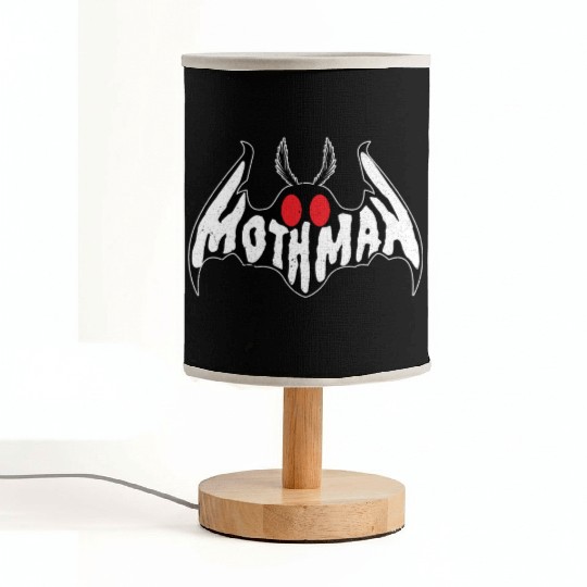 Mothman Monster Creepy Cryptid Fabric Lamps