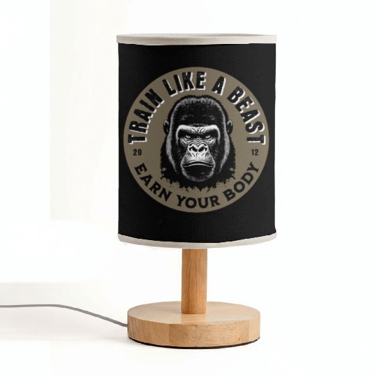 Train Like a Beast. Fabric Lamps