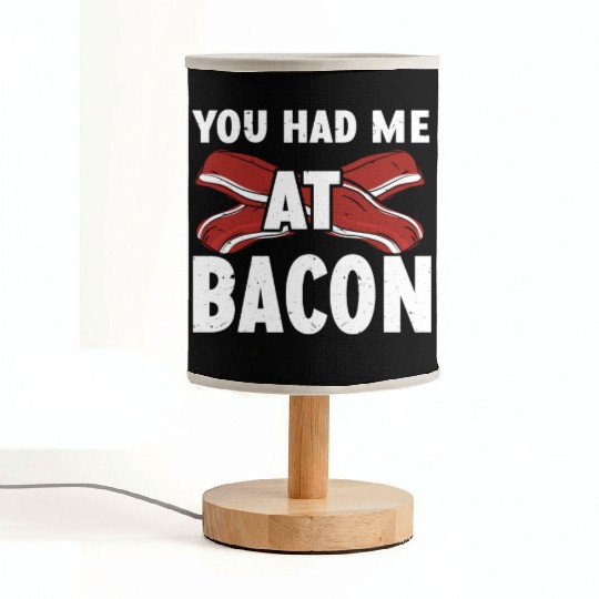 You Had Me At Bacon Fabric Lamps