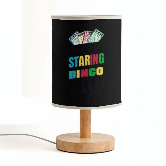 Stop Staring At My Bingo Cards Caller Daubers Fabric Lamps