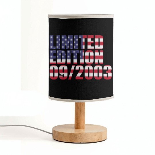 21st birthday Limited Edition USA 09/2003 Fabric Lamps