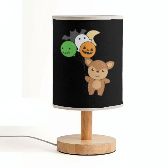 Deer Halloween Balloons Kids Cute Animals Fabric Lamps