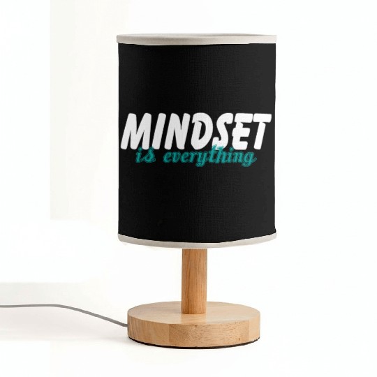 Mindset Is Everything Motivational Gym Workout Fabric Lamps