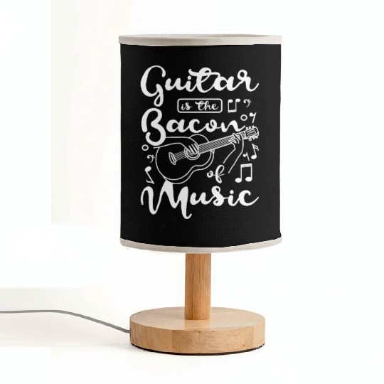 Guitar is the bacon of music Fabric Lamps