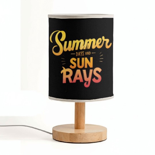 Summer Days and Sun Rays Fabric Lamps