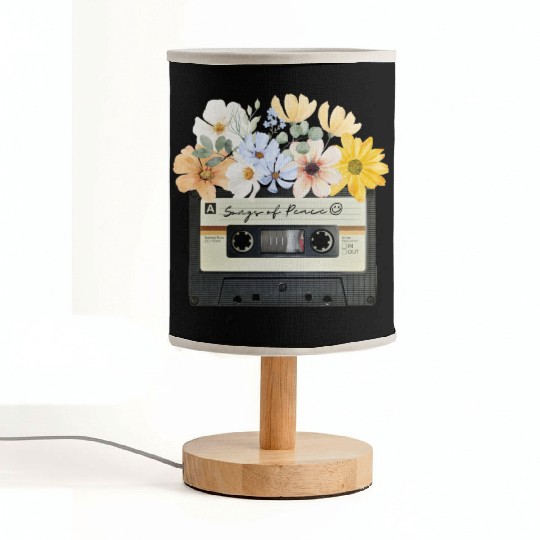 Songs of peace cassette tape Fabric Lamps