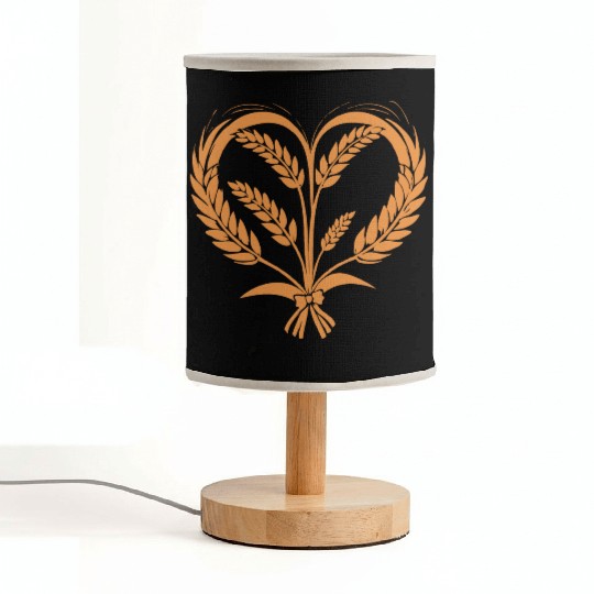 Wheat Cereal Grain Food Lover Funny Design Fabric Lamps