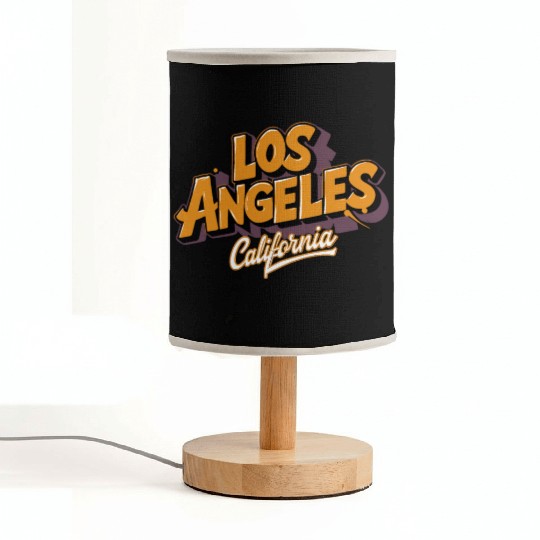Los Angeles California Souvenir Fabric Lamps
