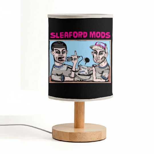 Sleaford Mods Punk Rock Design Fabric Lamps