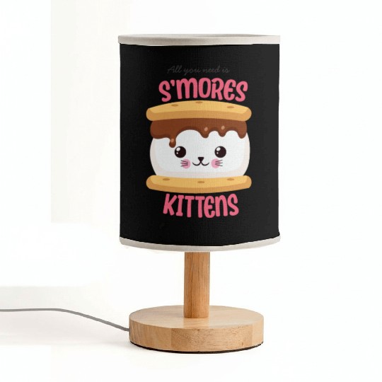 All You Need Is S'mores Kittens Fabric Lamps